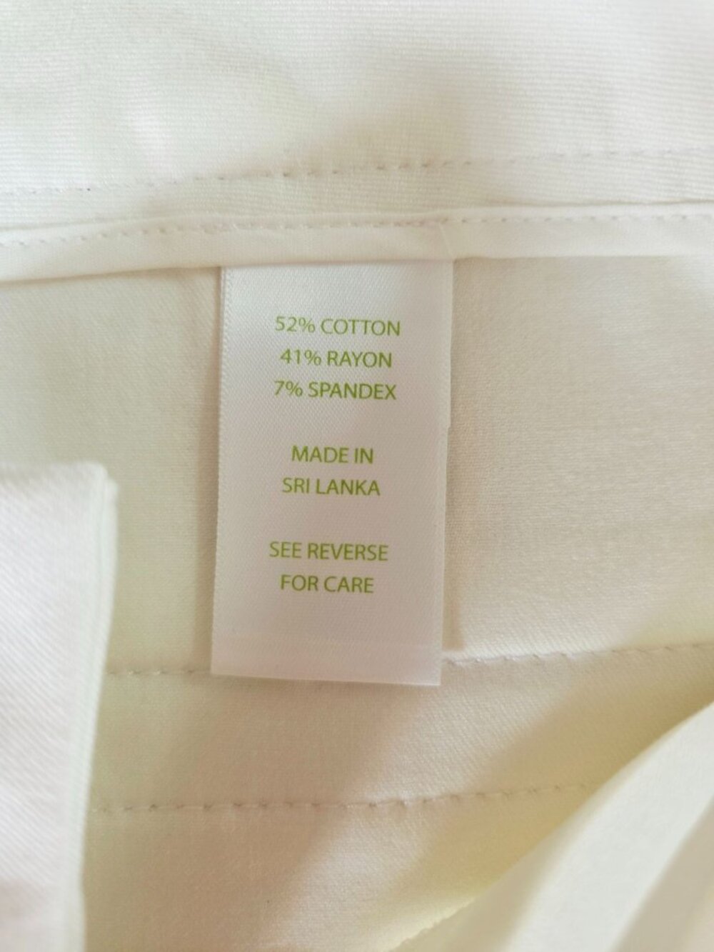 Lilly Pulitzer Leigh Trouser Resort White Size 2 Cotton Blend Womens Pants New W - Picture 4 of 10